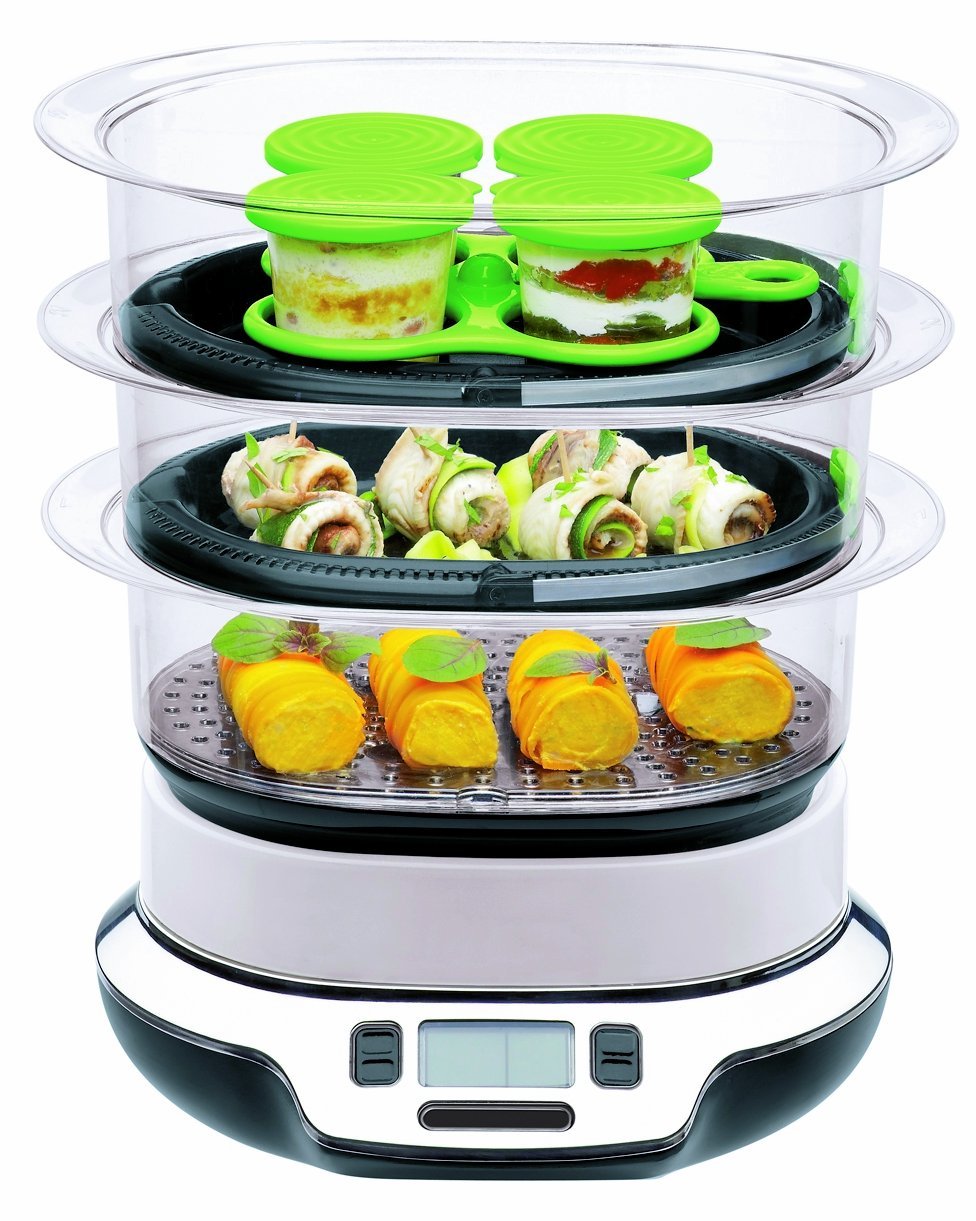 Tefal Dampfgarer VS 4003 Vita­cuisine Compact mit Gargut